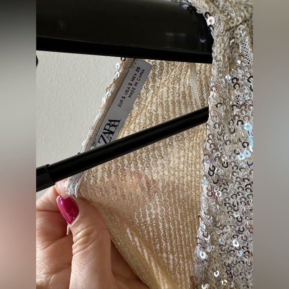 Zara Sequin Bodysuit - Picture 7 of 8